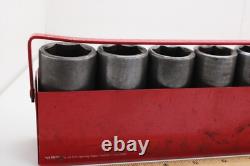 MAC Tools VDP 7/16-1-1/4 1/2 Drive 13 Piece 6 Point Deep Impact Socket Set