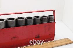 MAC Tools VDP 7/16-1-1/4 1/2 Drive 13 Piece 6 Point Deep Impact Socket Set