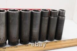 MAC Tools VDP 7/16-1-1/4 1/2 Drive 13 Piece 6 Point Deep Impact Socket Set