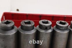 MAC Tools VDP 7/16-1-1/4 1/2 Drive 13 Piece 6 Point Deep Impact Socket Set