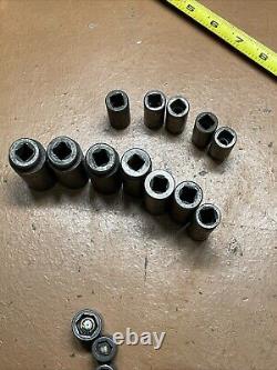 MAC USA 12 Piece Metric 3/8 Drive 6 Point Deep Impact Socket Set 8 19 MM