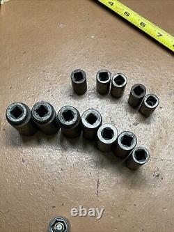 MAC USA 12 Piece Metric 3/8 Drive 6 Point Deep Impact Socket Set 8 19 MM