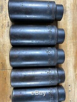 MAC VDP6 1/2 Drive Deep Metric 6-Point 16-Piece Impact Socket Set, Plus Bonus