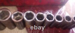 MATCO Tools 12 Pc 1/2 Drive SAE DEEP 6 Point Impact Socket Set withTray 1/2-1-1/4