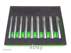 METRIC EXTRA DEEP CHROME SOCKETS 1/4 drive mm tools special automotive tool