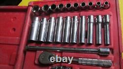 Mac Tools 1/4 drive 40 pc. 6 point socket set SAE & metric shallow and deep set