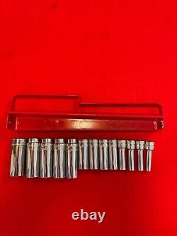 Mac Tools 3/8 Drive 13 Pc Metric 6 Point Deep Socket Set With Tray