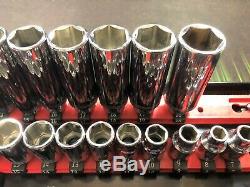 Mac Tools 4-sets 1/4/ 3/8 Drive Shallow & Deep 6-point (46) Sockets USA