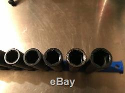 Matco 1/2 Drive 11 Piece Metric 6 Point Deep Impact Socket Set 10-19mm, 21mm