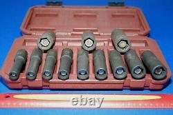 Matco 12 Piece MAGNETIC 1/2 Drive 6-Point Metric Deep Impact Socket Set