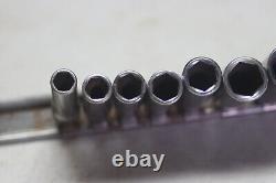 Matco Tools 1/4 Inch Drive SAE 6 Point Deep Socket Set 1/4 9/16