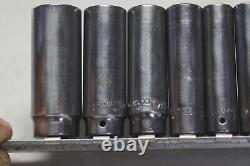 Matco Tools 1/4 Inch Drive SAE 6 Point Deep Socket Set 1/4 9/16