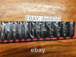 Matco Tools 12 Piece 3/8 Drive SAE Deep 6 Point Impact Socket