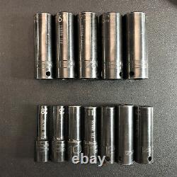 Matco Tools 12-pc 3/8-drive Deep Impact Socket Set Metric 6-point (1)