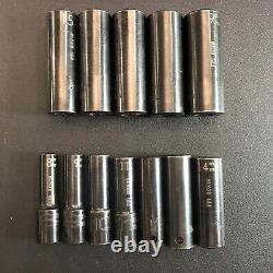 Matco Tools 12-pc 3/8-drive Deep Impact Socket Set Metric 6-point (1)