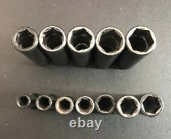 Matco Tools 12-pc 3/8-drive Deep Impact Socket Set Metric 6-point (1)