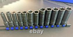 Matco Tools 12-pc 3/8-drive Deep Impact Socket Set Metric 6-point (1)