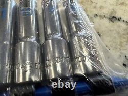 Matco Tools 12PC 3/8 Drive Metric 12 Point Deep Chrome Socket Set SBDM122TA NEW