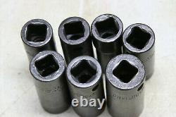 Matco Tools 3/8 inch drive 6 point deep impact socket set 8mm 24mm 14 pieces