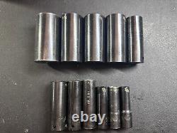 Matco Tools Sbdp116ta 3/8 Drive 11 Piece Sae 6 Point Deep Impact Socket Set