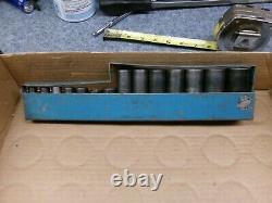 Matco Tools USA 3/8 Drive 14-Piece 6-Point Deep Metric Impact Socket Set