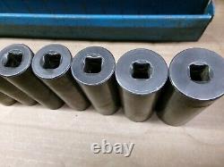 Matco Tools USA 3/8 Drive 14-Piece 6-Point Deep Metric Impact Socket Set