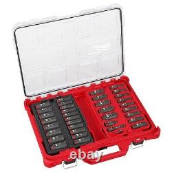 Milwaukee Tool 49-66-6805 3/8 In Drive Socket Set, 36 Pcs