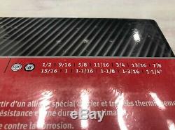 NEW 13pc Snap-on Tools USA 1/2 Drive SAE DEEP 6 Point Impact Socket Set 313SIMA