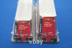 NEW Sealed Snap-On 24 Piece 1/4 Drive 6-Point Metric Shallow & Deep Socket Set