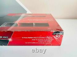 NEW Snap On 24-pc 1/4 6-Point Flank Drive ShallowithDeep Socket Set 124STTMM