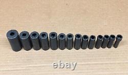NEW Snap-On 24pc Metric Shallow & Deep Impact Socket Sets -3/8 Drive 6 Point