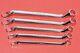 New Snap-on 5 Piece 12 Point Metric Flank Drive 60° Deep Offset Box Wrench Set