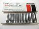New Snap-on Metric 1/4 Drive 12 Point 11 Pc Deep Well Socket Set 111stmmdy Usa
