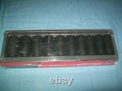NEW Snap-on 1/2 drive 25 to 36 mm 6-point DEEP Impact Socket Set 310SIMMADDON