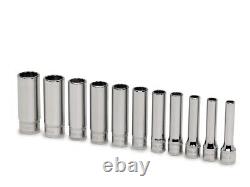 NEW Snap-on 1/4 drive 5-14 mm 11pc 12-point DEEP Socket SET 111STMMDY