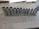 -nos- Snap-on 3/8 Drive 8 Thru 19mm 6-point Chrome Deep Socket Set 212sfsmy Usa