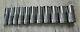 New Blue-point Sold By Snap-on 3/8 Drive 11pc Deep Chrome Socket Set 3/8 To 1