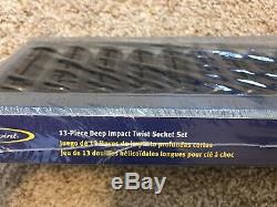 New Blue-point 13 Peice Deep Impact Twist Socket Set 213TSFSYA 3/8 drive