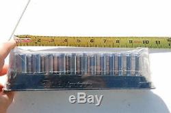 New Snap On 112stmmy 12 Piece 1/4 Drive 6 Point Deep Metric Socket Set 5 To 15mm