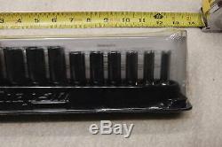 New Snap On 212sfsmy 3/8 Drive 12 Piece Deep 6 Point Metric Socket Set 8 To 19mm