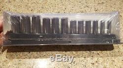 New Snap On 3/8 Drive Deep Metric 6 Point Socket Set 8 19mm 212sfsmy