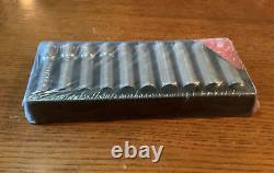 New Snap-on 1/2 drive 6-point DEEP socket SET 10 to 20 mm 310TSM SEALed