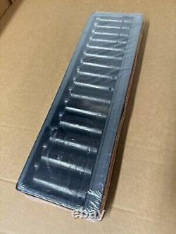 New Snap-onT 1/2 drive 10 to 24 mm 6-point DEEP Impact Socket Set 315SIMMYA