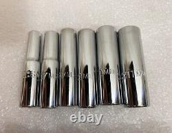 Proto Professional Deep Socket Metric Lot. 1/4 & 3/8 Drive. 6 & 12 point. USA