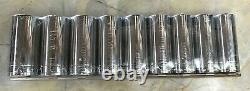 S-K 1/2 Drive 6 Point Metric Deep Socket Set 22mm-32mm NEW MADE IN USA