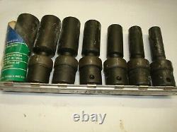 S-k Tools 3/8 Drive 7 Piece S A E 6 Point Deep Swivel Impact Socket Set