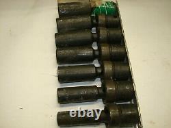 S-k Tools 3/8 Drive 7 Piece S A E 6 Point Deep Swivel Impact Socket Set