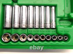 SK 1/4 Drive 44 Pc. 6-Point SAE & Metric Standard & Deep Socket Set #91844