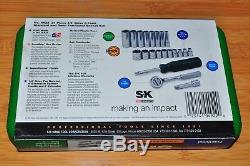 SK 4922 21 Piece 1/4 Drive 6 Point SAE Standard and Deep Complete Socket Set