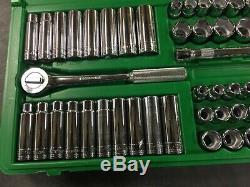 SK Hand Tools 4147-6 47 Pc 1/2 Drive 6 Point Std and Deep Frac & Metric Set